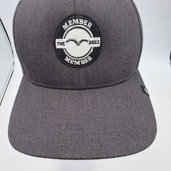 Travis Mathew The Member 2022 Snapback Hat Gray Mesh Adjustable Trucker Cap - Picture 9 of 9
